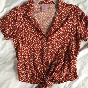 Floral Crop Top Summer